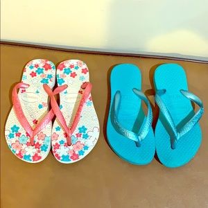 Havaina Sandals for toddle girls (set of 2)